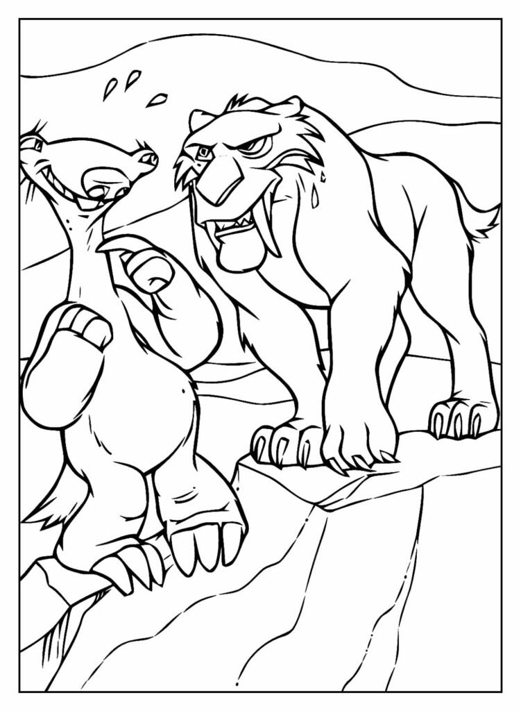 desenhos de a era do gelo 6