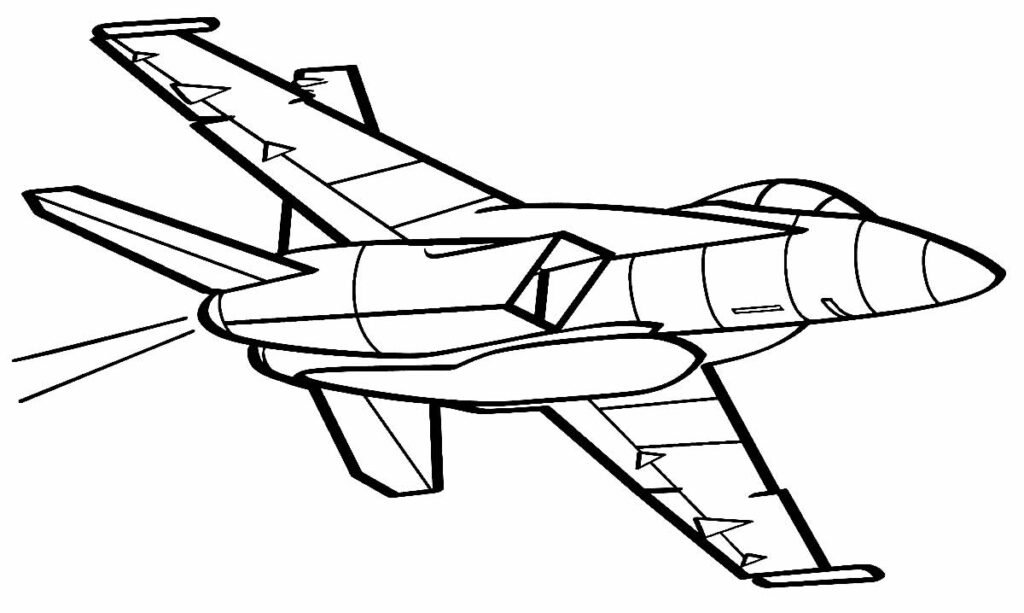 desenhos de aviao para colorir 11