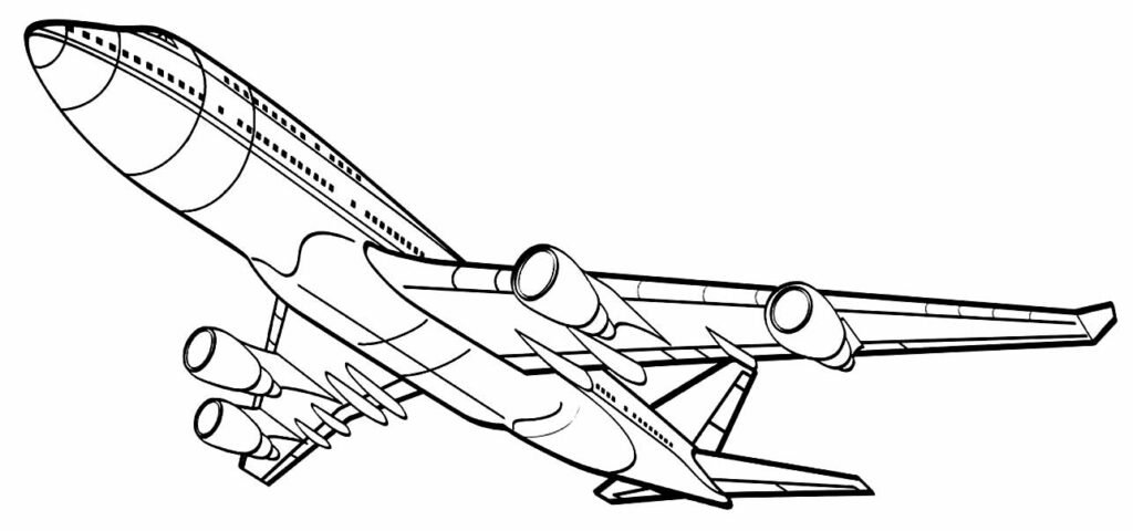desenhos de aviao para colorir 13