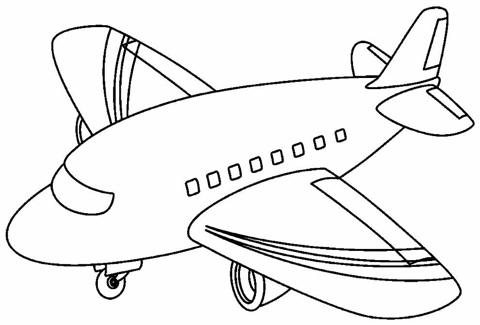 desenhos de aviao para colorir 20
