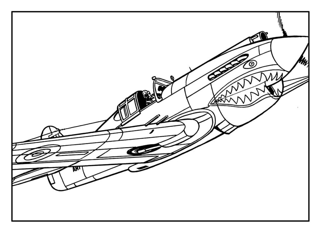 desenhos de aviao para colorir 22