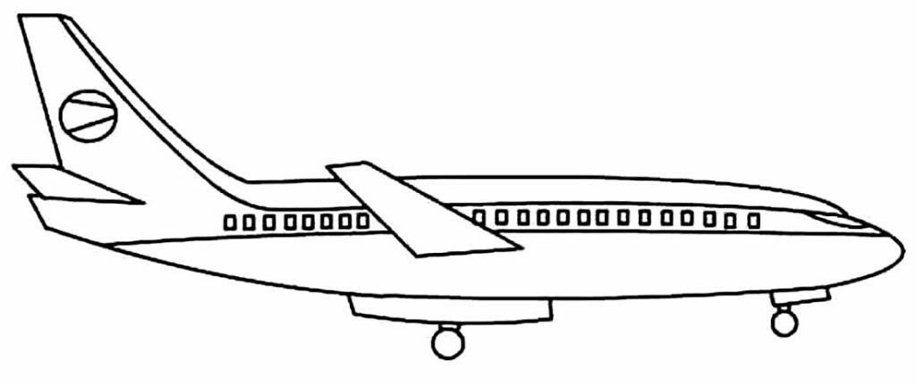 desenhos de aviao para colorir 5