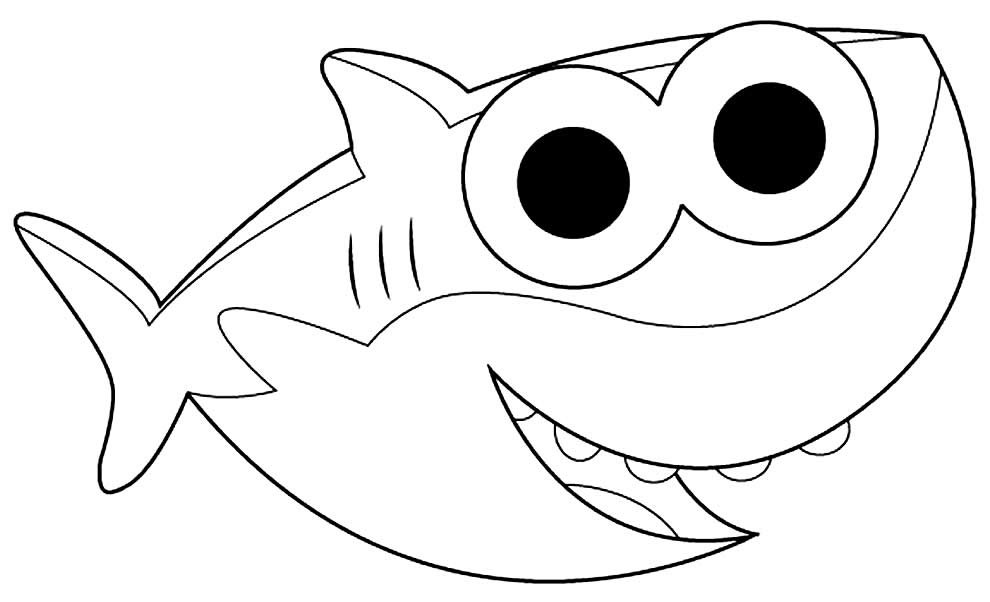 desenhos de baby shark 2
