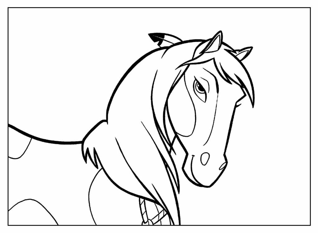 desenhos de cavalo para colorir 24