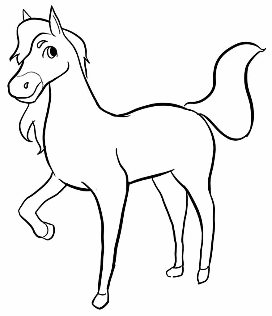 desenhos de cavalo para colorir 26