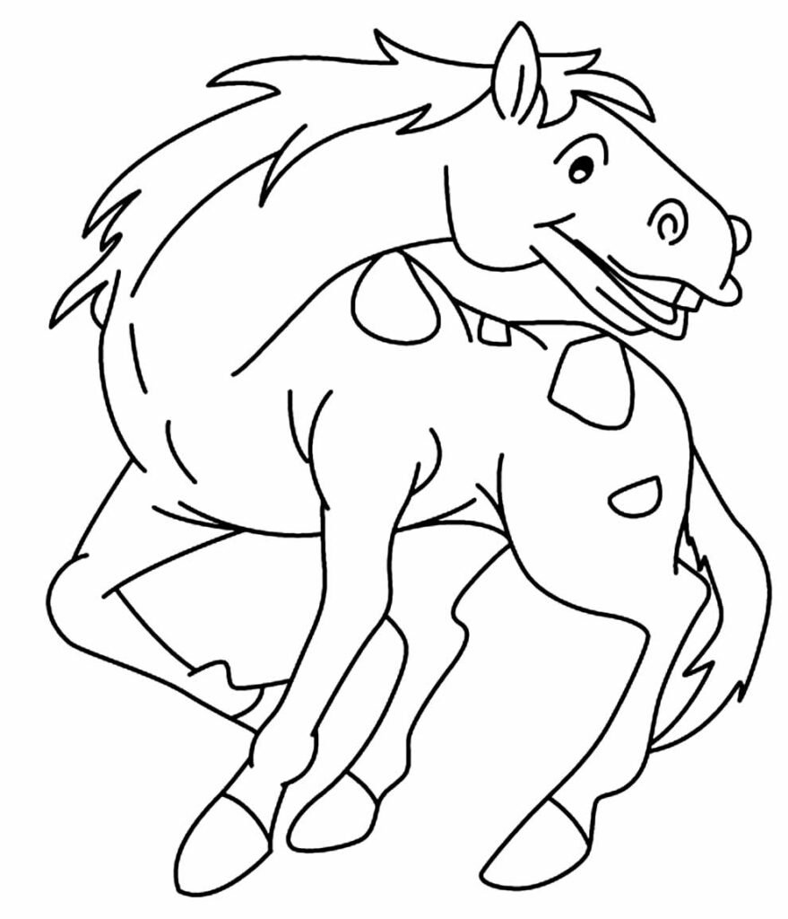 desenhos de cavalo para colorir 27