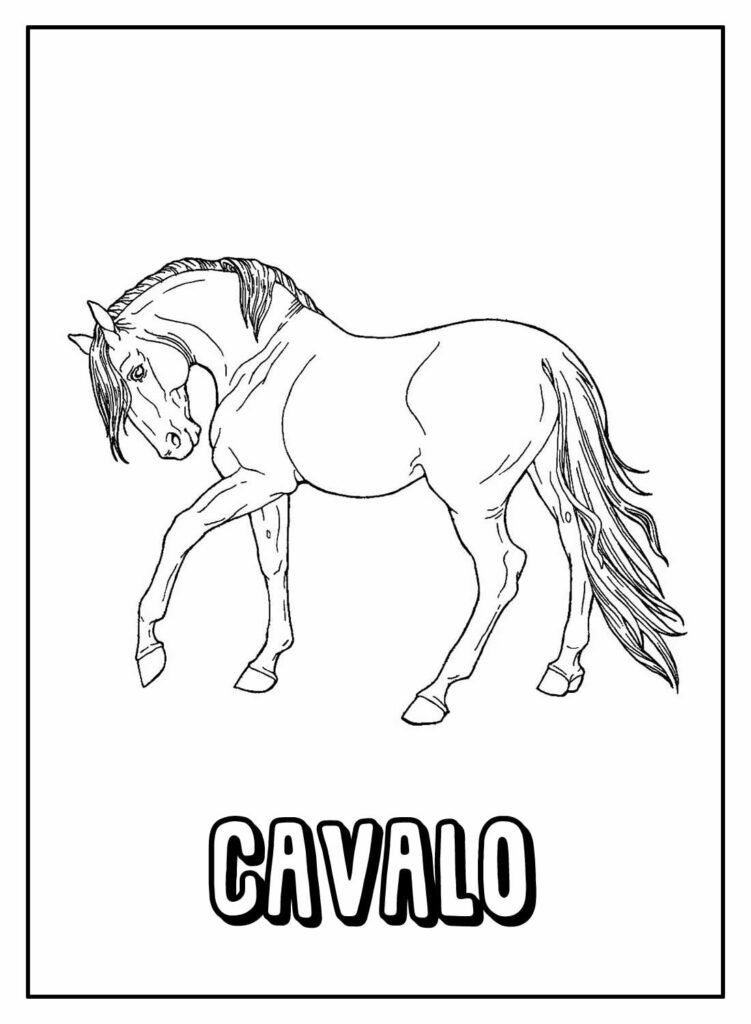 desenhos de cavalo para colorir 31