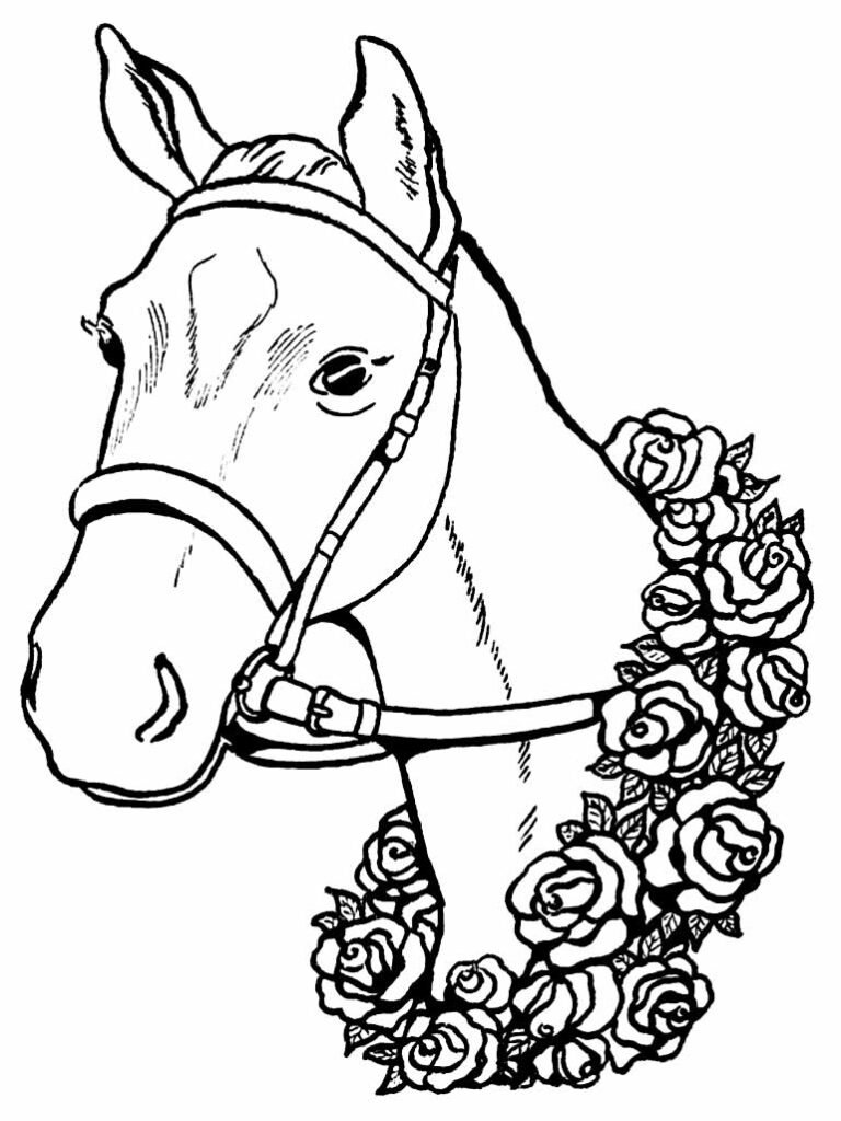 desenhos de cavalo para colorir 37