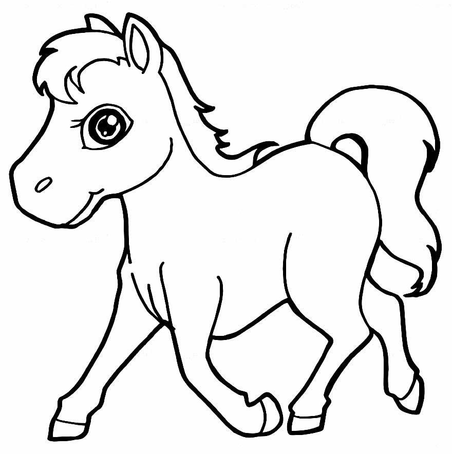 desenhos de cavalo para colorir 39