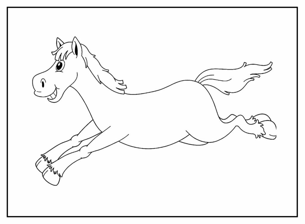 desenhos de cavalo para colorir 4