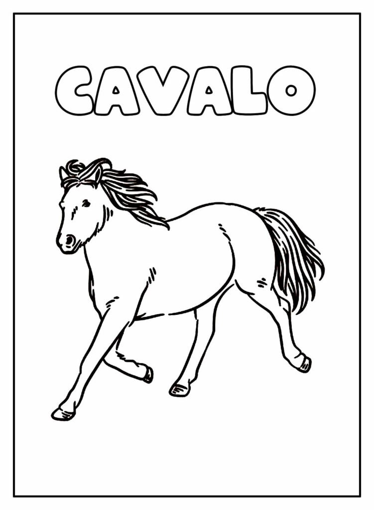 desenhos de cavalo para colorir 60