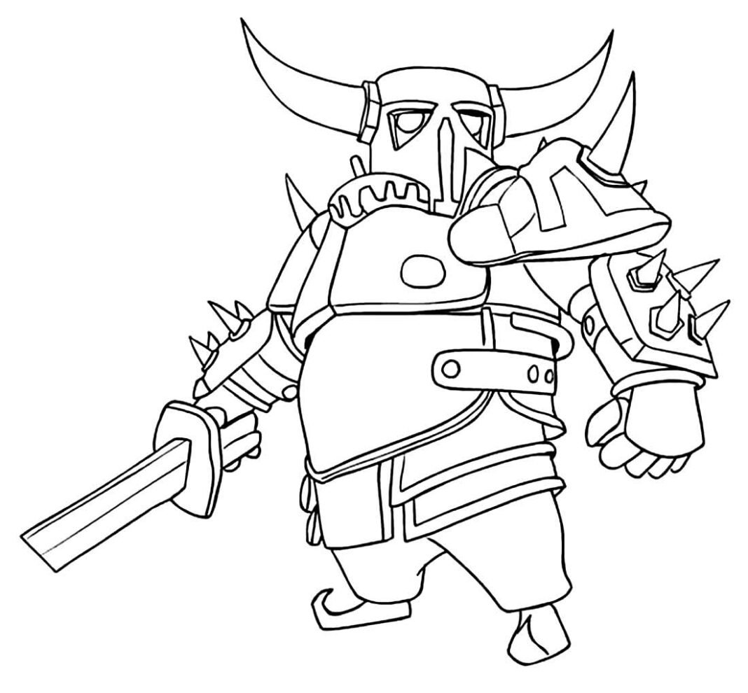 +70 Desenhos do Clash Royale para Colorir e Imprimir