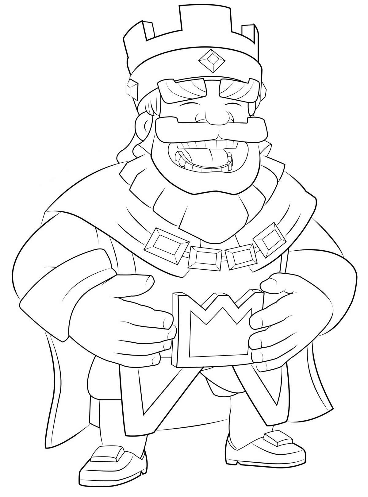 +70 Desenhos do Clash Royale para Colorir e Imprimir