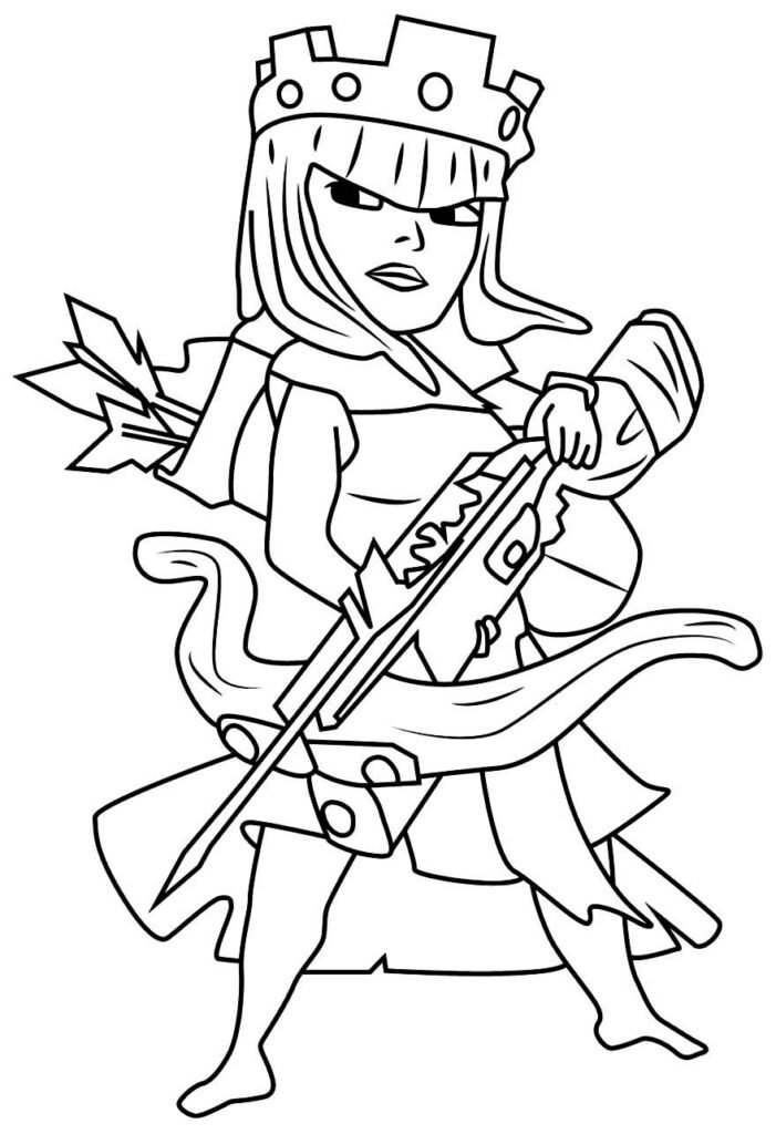 desenhos de clash royale para colorir 7