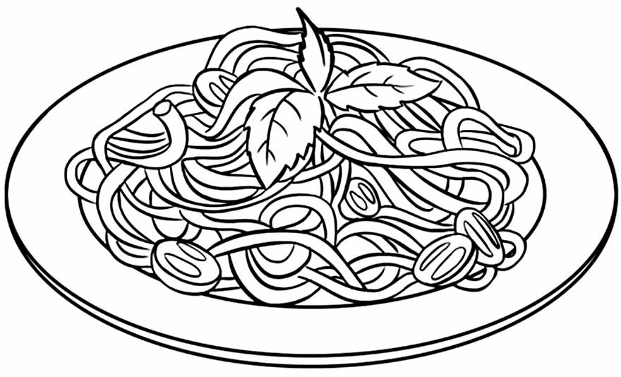 desenhos de comida para colorir 14