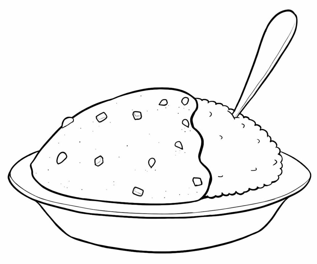 desenhos de comida para colorir 200