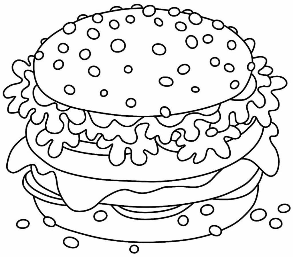 desenhos de comida para colorir 23