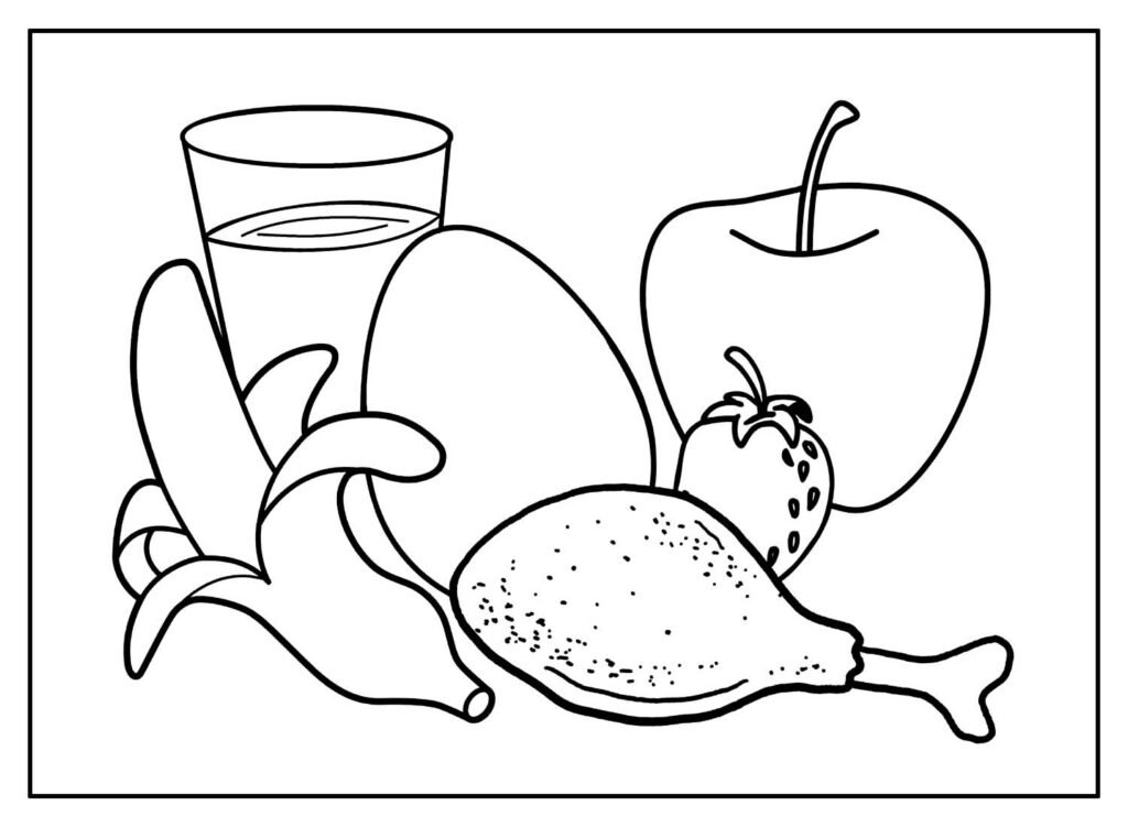 desenhos de comida para colorir 24 1