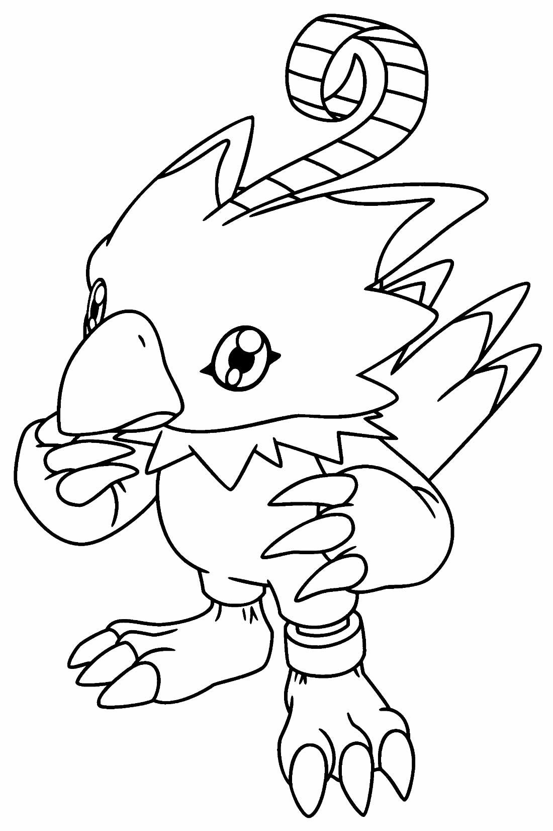 Desenhos de Digimon para Colorir e Imprimir