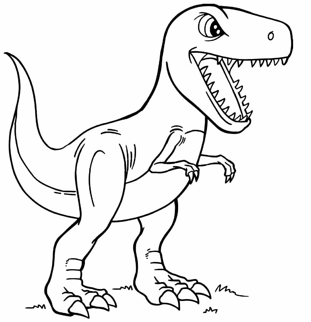 desenhos de dinossauro para colorir 16