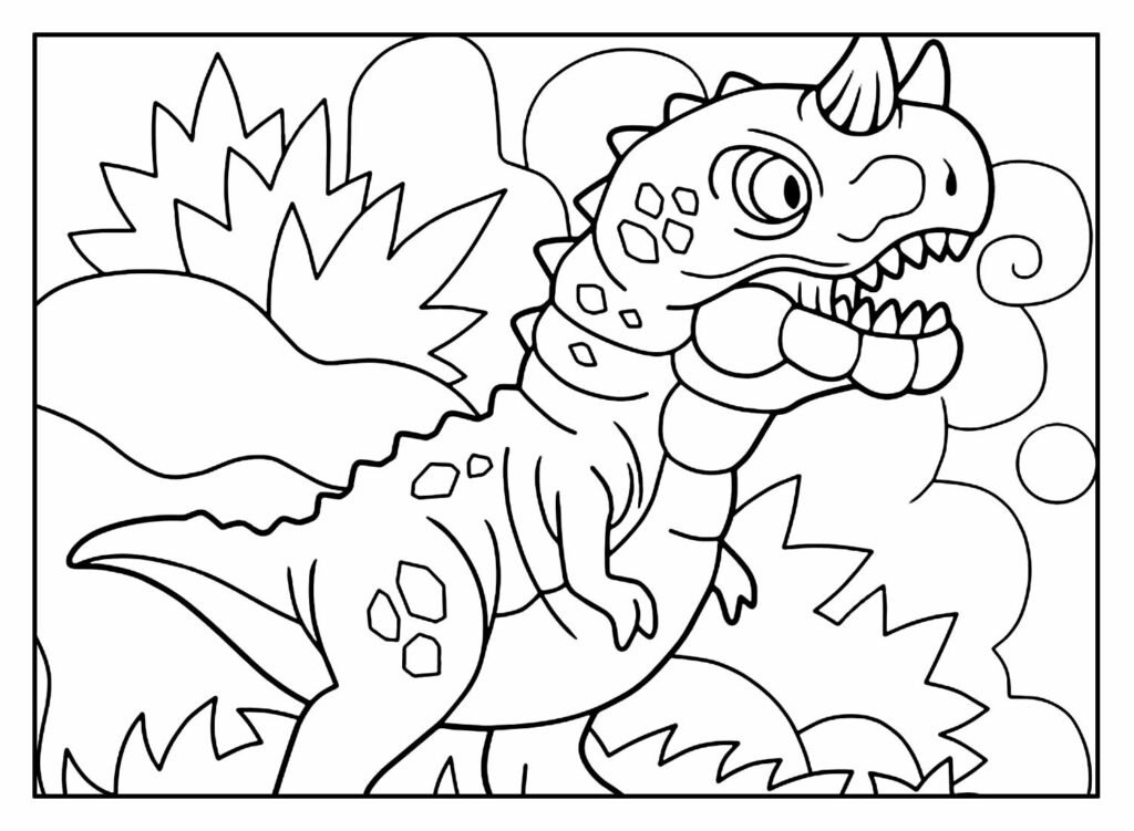 desenhos de dinossauro para colorir 24