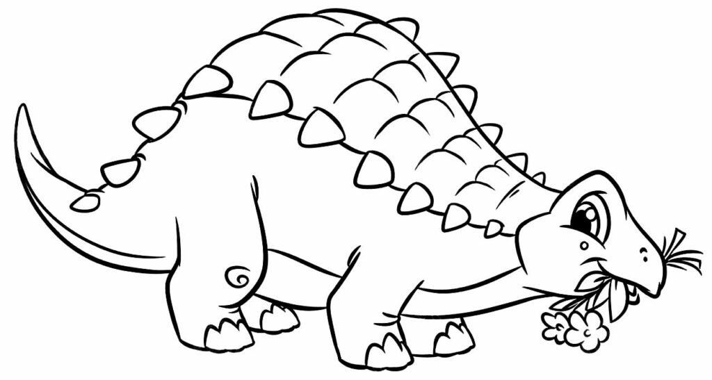 desenhos de dinossauro para colorir 28