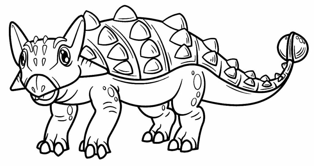 desenhos de dinossauro para colorir 30