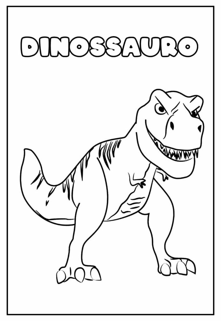 desenhos de dinossauro para colorir 32