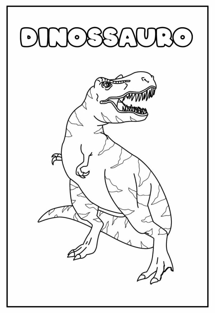 desenhos de dinossauro para colorir 33