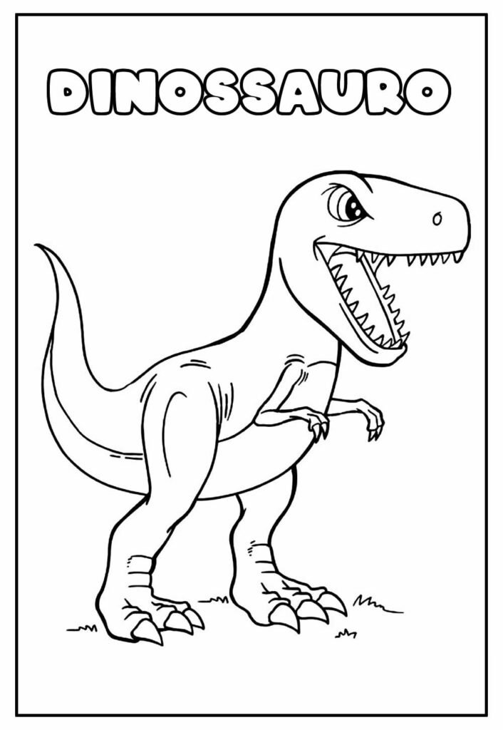 desenhos de dinossauro para colorir 34