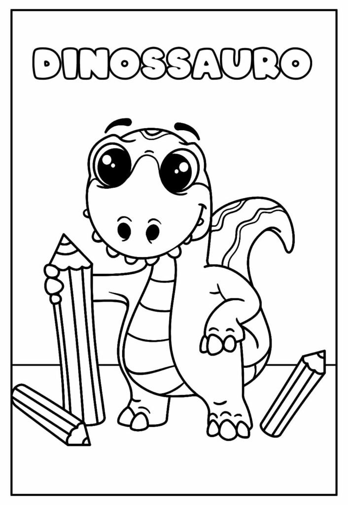 desenhos de dinossauro para colorir 38