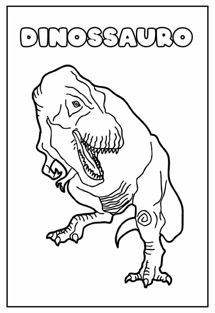 desenhos de dinossauro para colorir 39