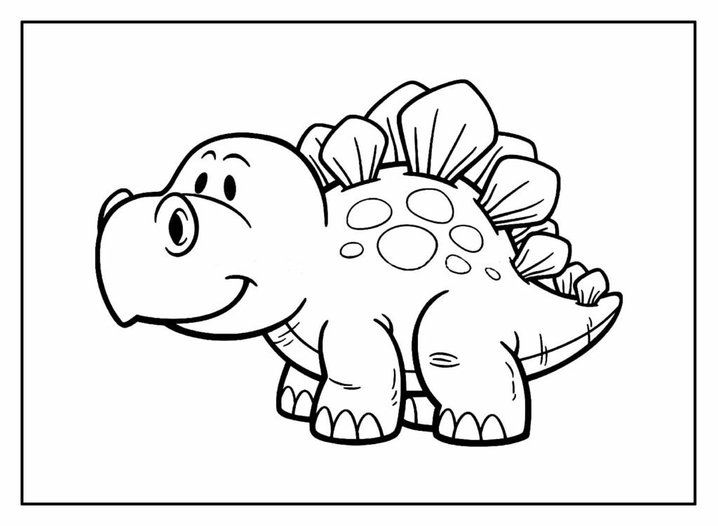 desenhos de dinossauro para colorir 4