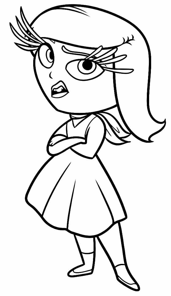 +50 Desenhos de Divertida Mente para Colorir e Imprimir