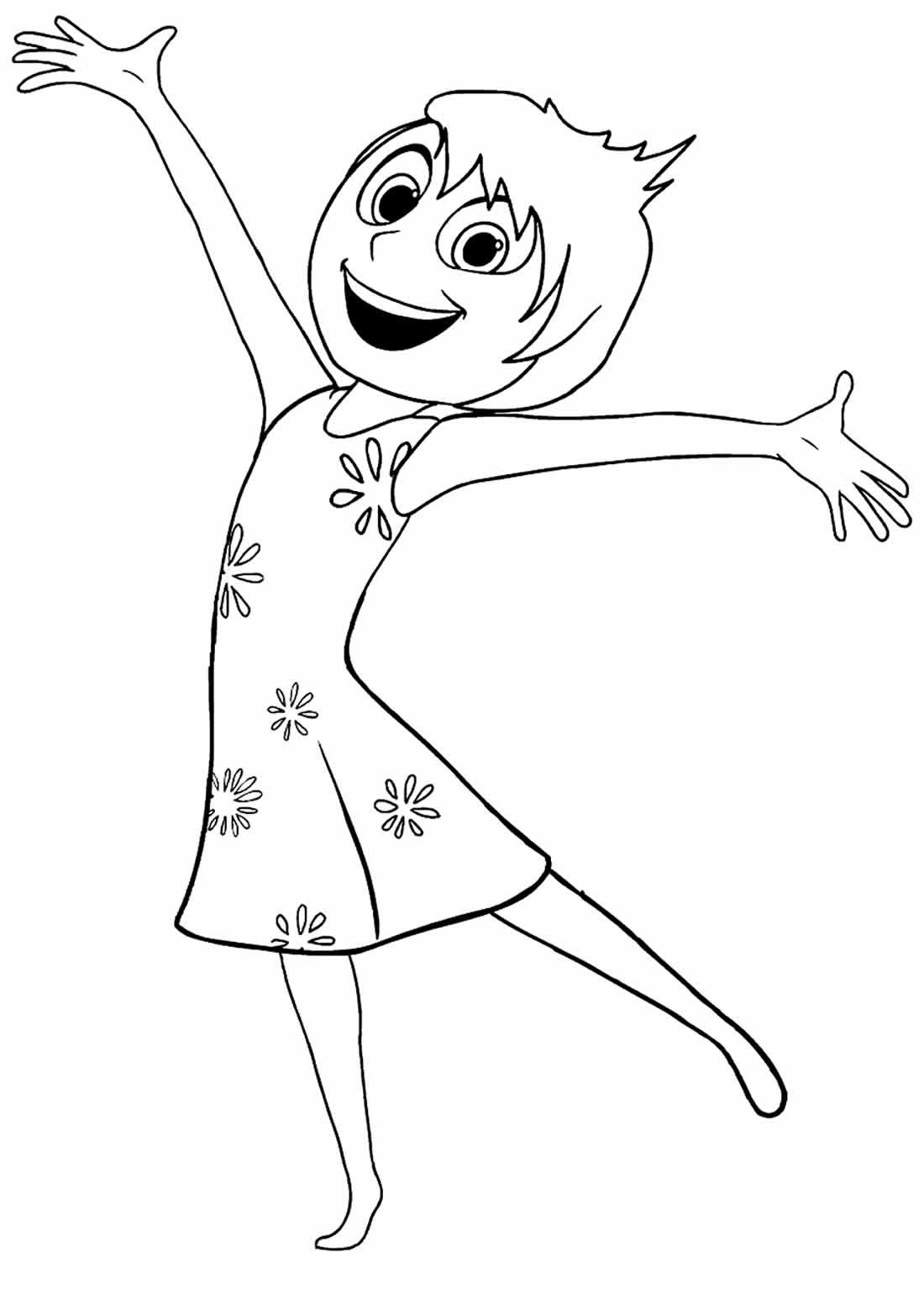 +50 Desenhos de Divertida Mente para Colorir e Imprimir
