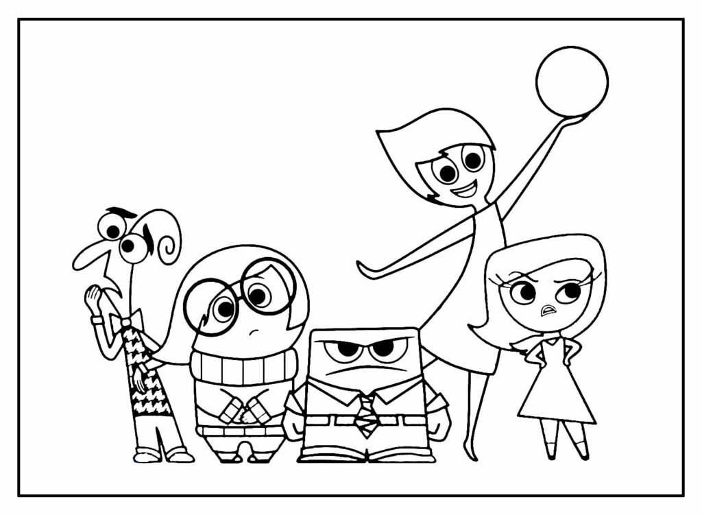 desenhos de divertida mente para colorir 25