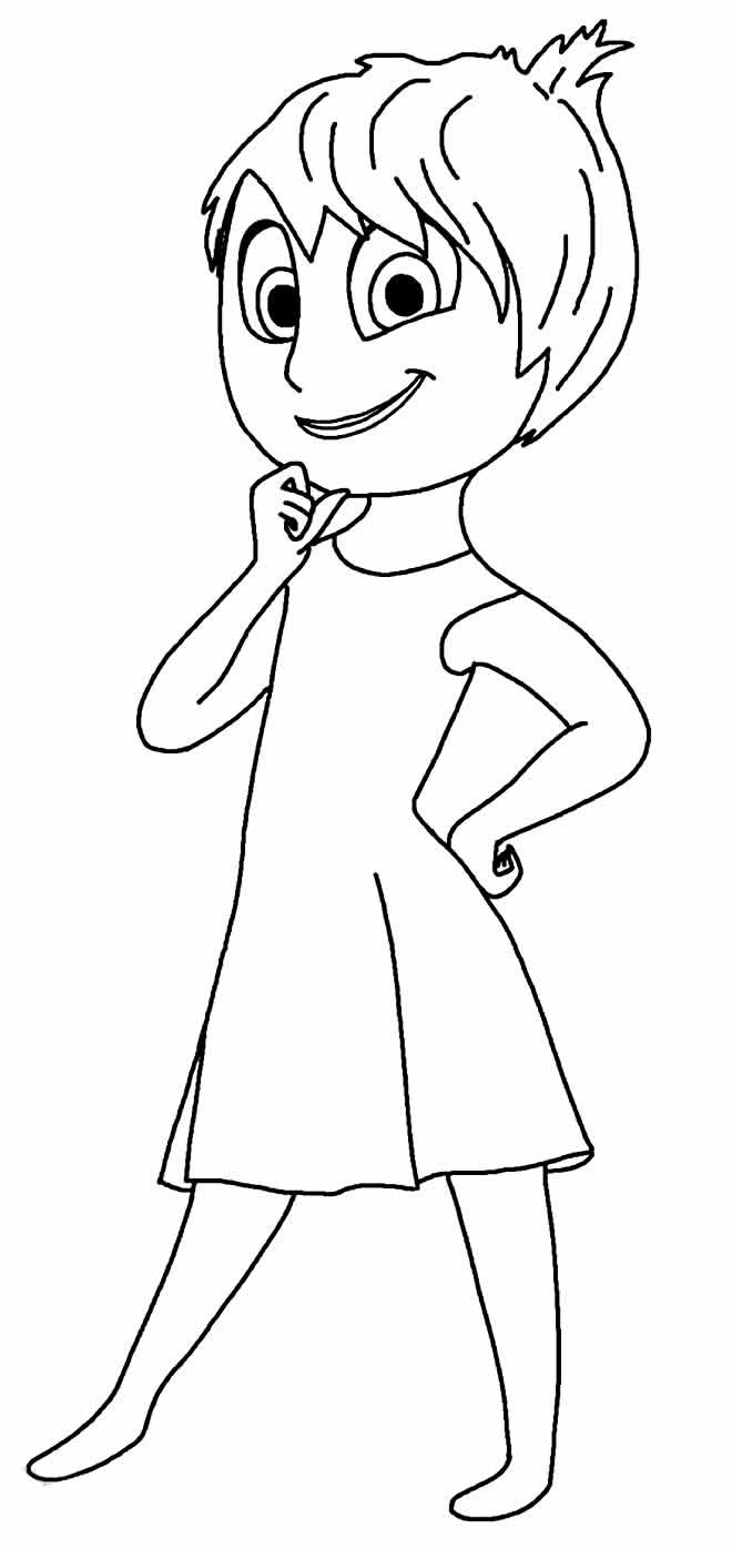 +50 Desenhos de Divertida Mente para Colorir e Imprimir