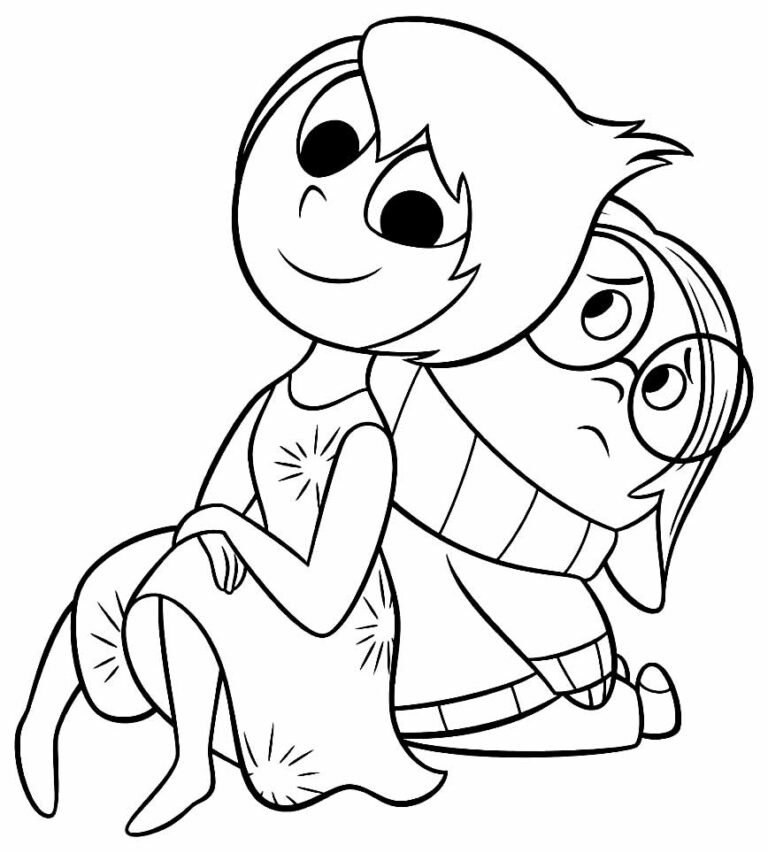 +50 Desenhos de Divertida Mente para Colorir e Imprimir