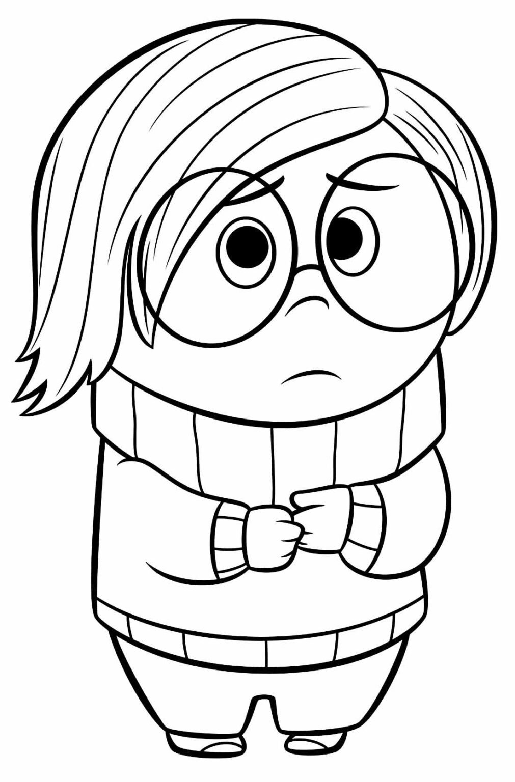 +50 Desenhos de Divertida Mente para Colorir e Imprimir