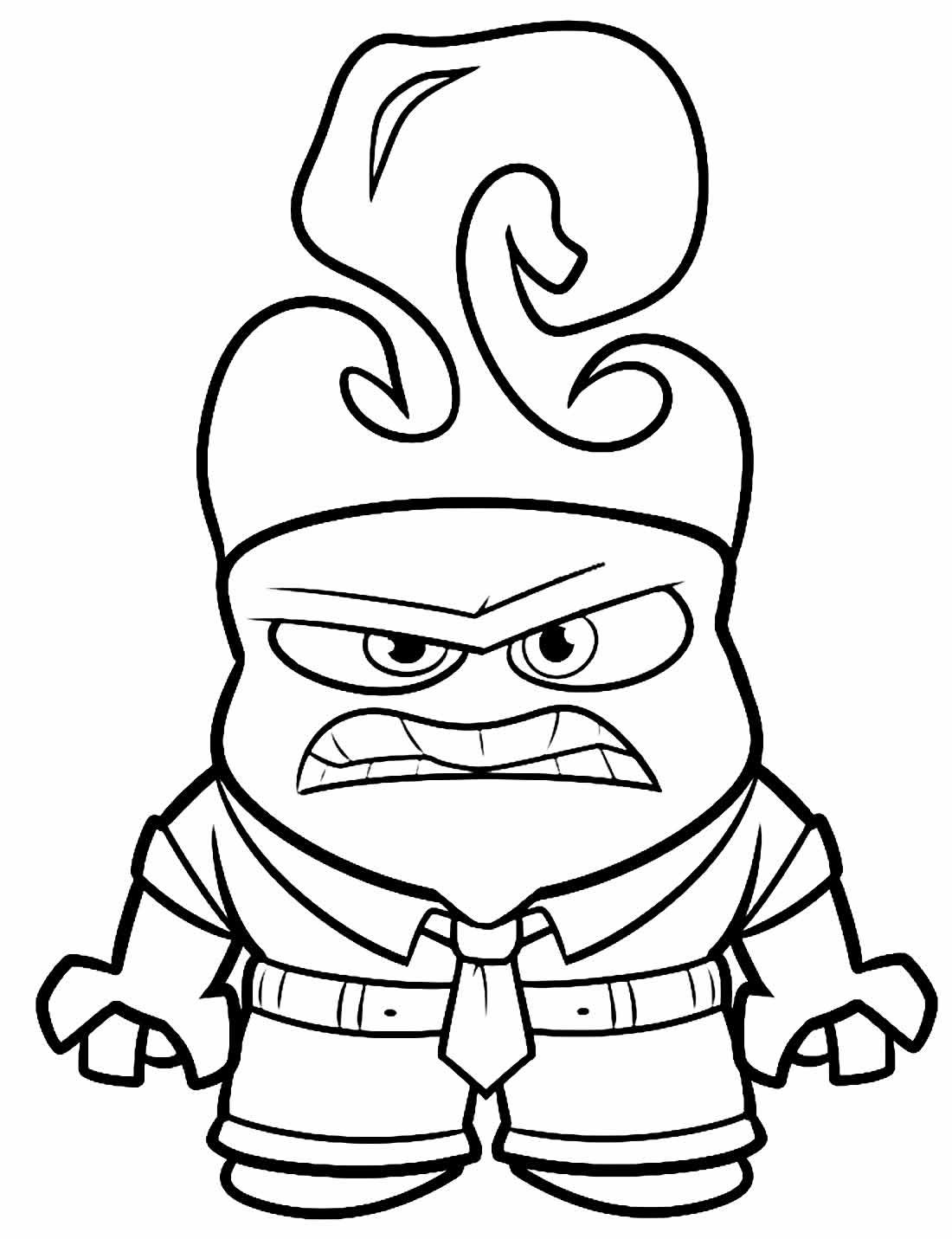 +50 Desenhos de Divertida Mente para Colorir e Imprimir