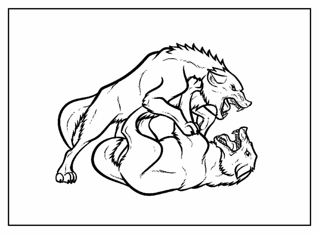 desenhos de lobo para colorir 11