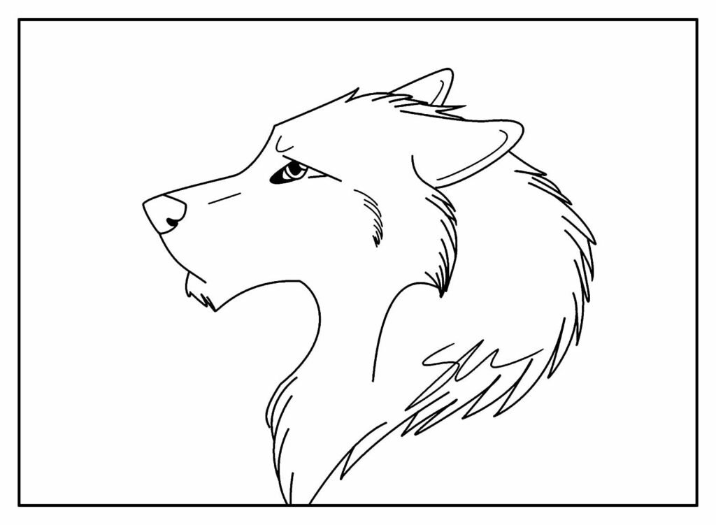 desenhos de lobo para colorir 18