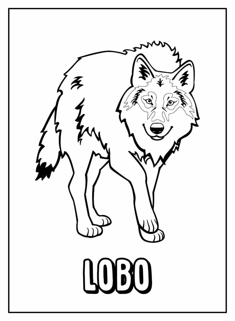 desenhos de lobo para colorir 20