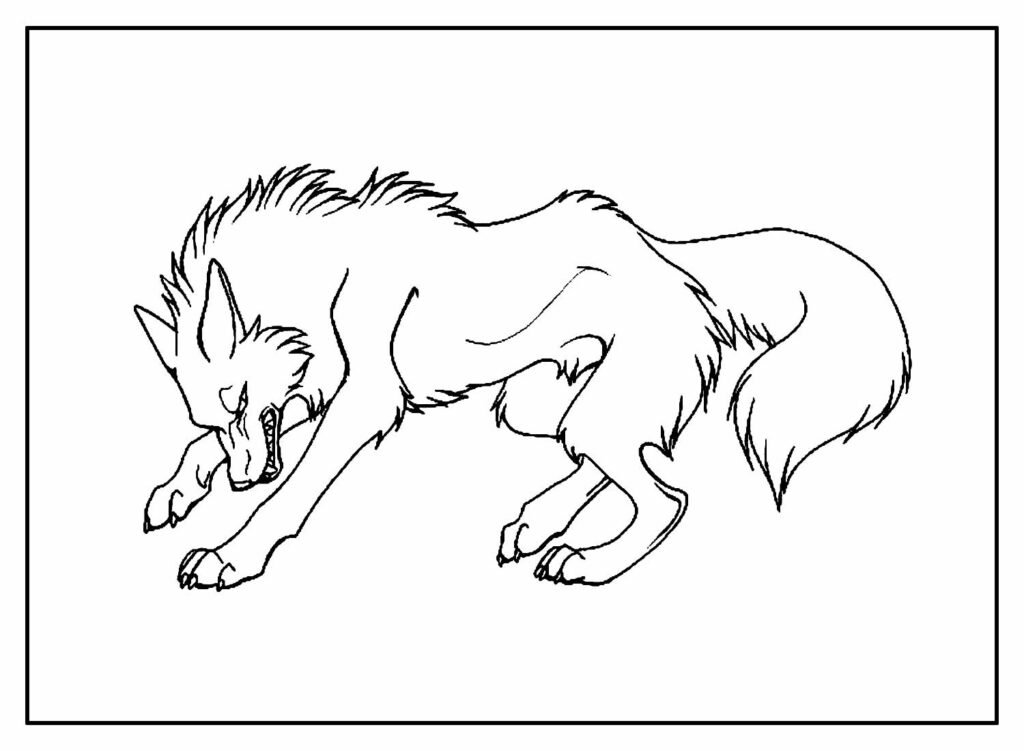 desenhos de lobo para colorir 21