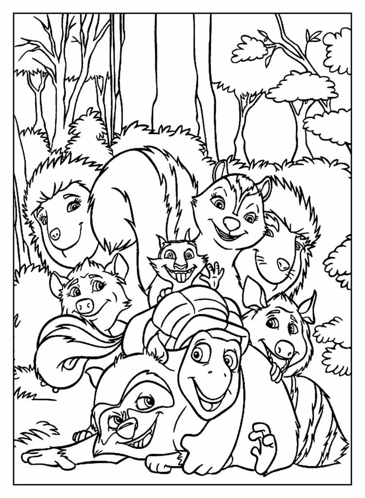 desenhos de madagascar para colorir 14