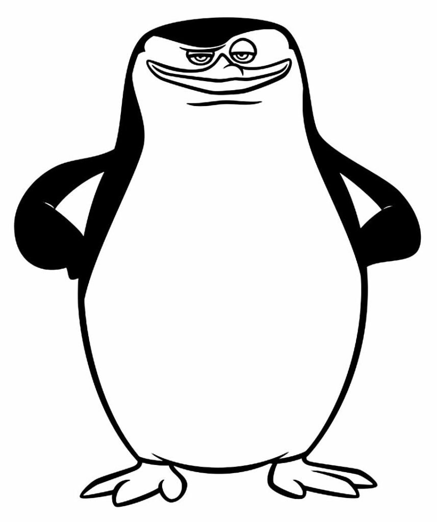 desenhos de madagascar para colorir 16