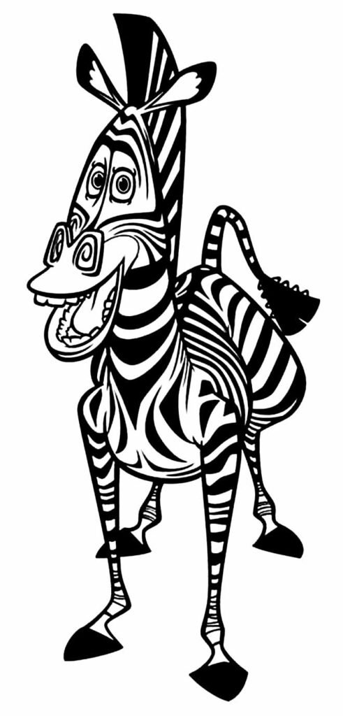 desenhos de madagascar para colorir 19