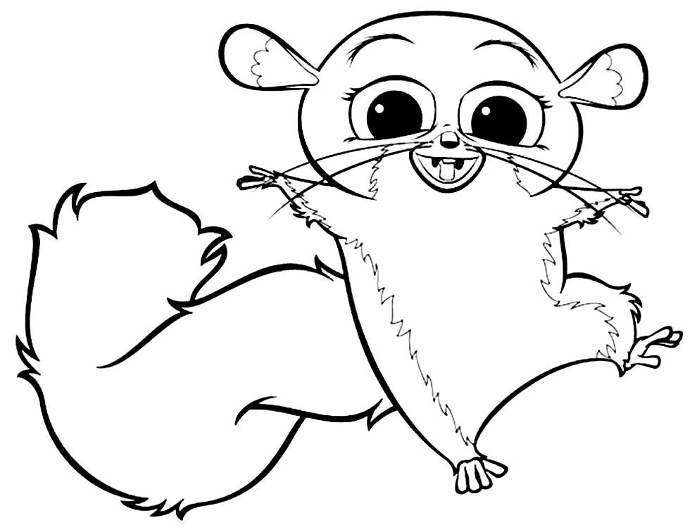 desenhos de madagascar para colorir 5