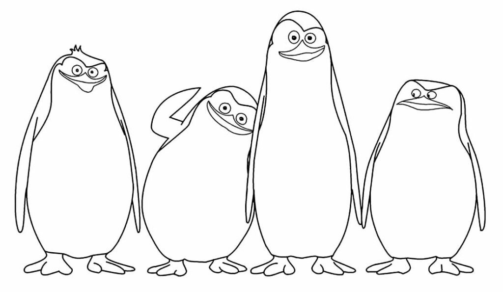 desenhos de madagascar para colorir 6