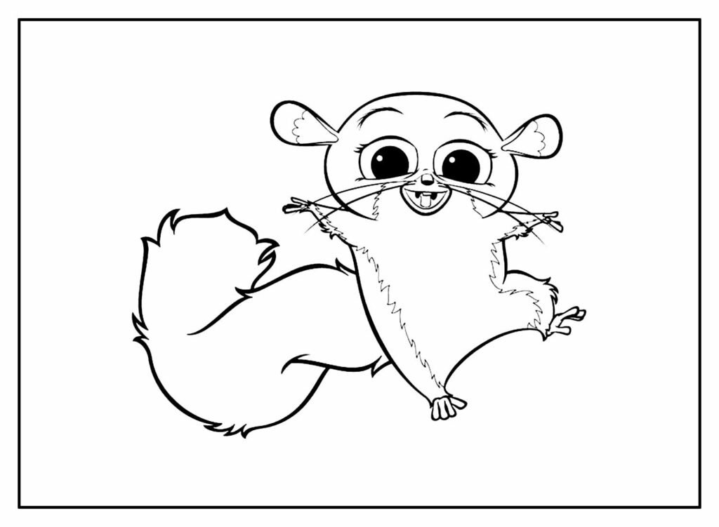 desenhos de madagascar para colorir 7